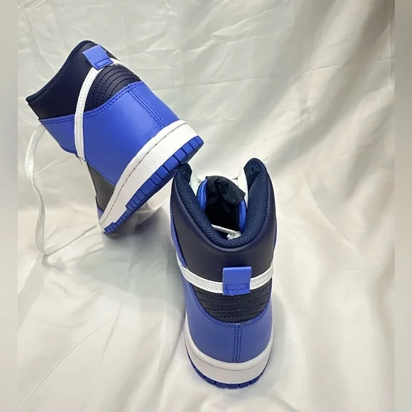 Nike Dunk High (GS) - medium blue/white NIB